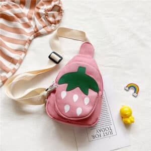 Pink Strawberry Sling Bag