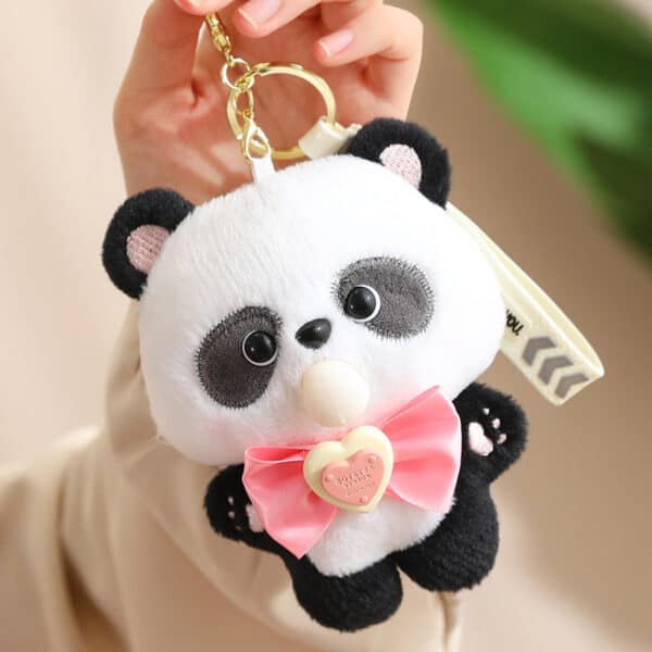 Plush Panda Keyring | Kawaii Bubble Squish