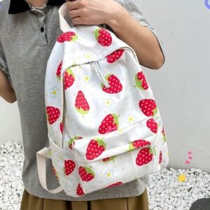 Large Strawberry School Bag