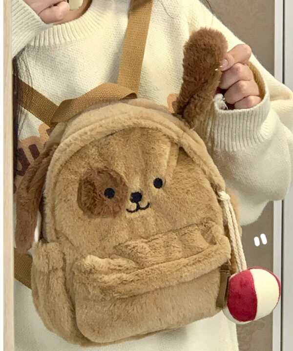 Cute Puppy Backpack Bag with 3D Ears