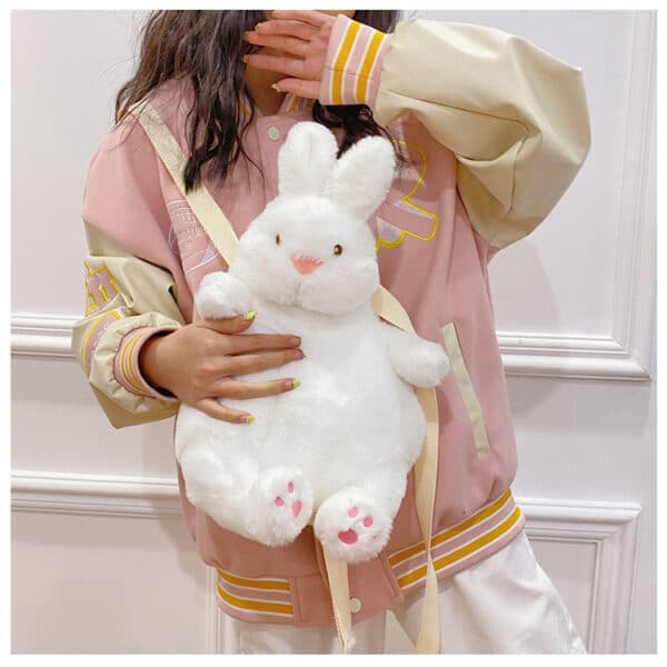 Plush Rabbit Bag Backpack