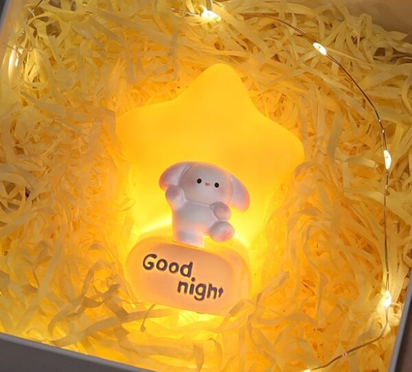 Moon Puppy Night Lamp | Kawaii Style