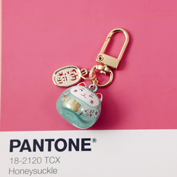 Japanese Cat Keychain Bell