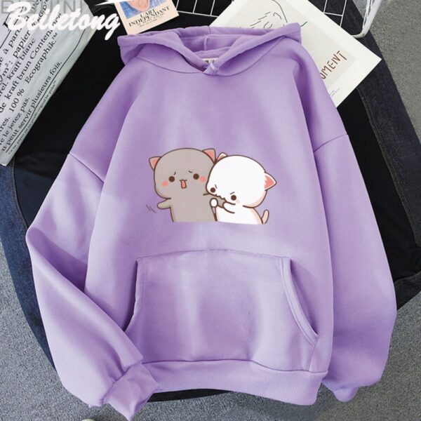 Pink Funny Cat Sweatshirt (+7 Colors), XS-XXXL