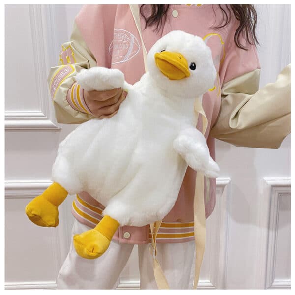 Plush Duck Backpack Bag