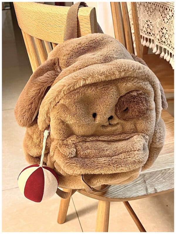 Cute Puppy Backpack Bag with 3D Ears