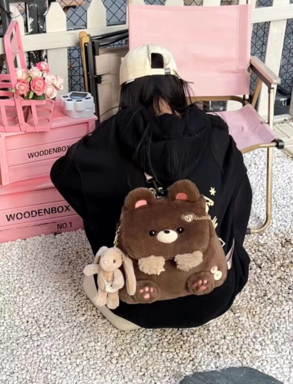 Cute Bear Bag Kawaii Plush | Large Capacity