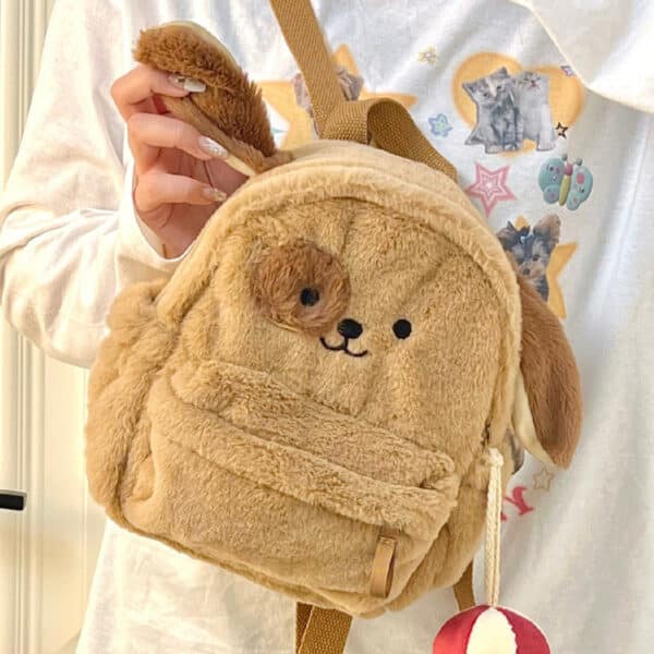 Cute Puppy Backpack Bag with 3D Ears