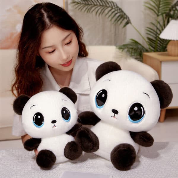 Panda Bear Stuffie with Blue Eyes!