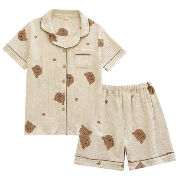 Bear Pajama Set | Cute & Minimal for Women