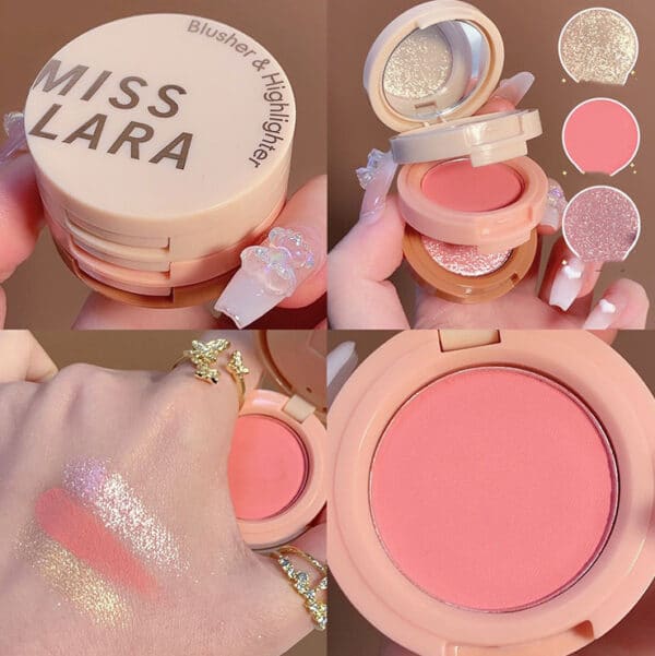 3 IN 1 Kawaii Blush Powders & Highlighter MISS LARA™