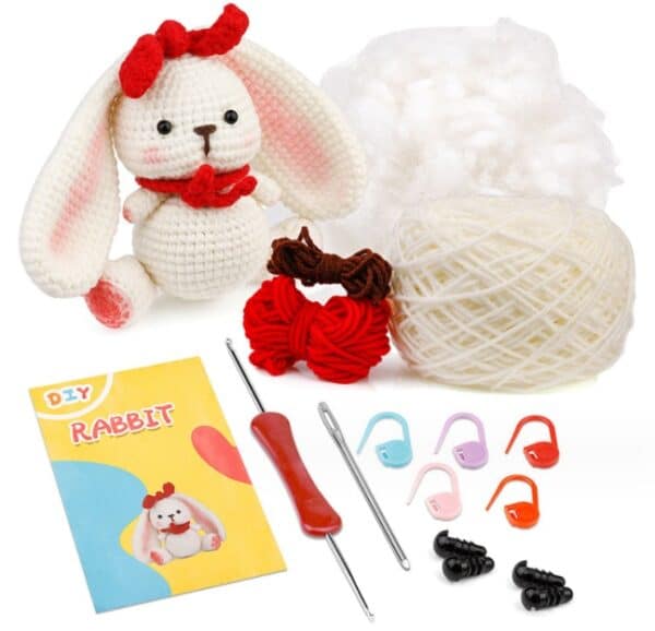 Cute Bunny Crochet Kit Beginners