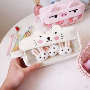 Ita Plush Pencil Box with Mini Plushies | Cute Animals