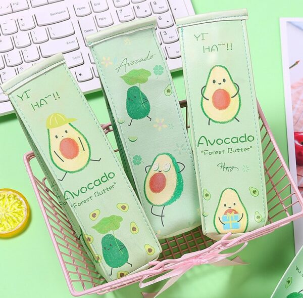 Cute Avocado Pencil Case