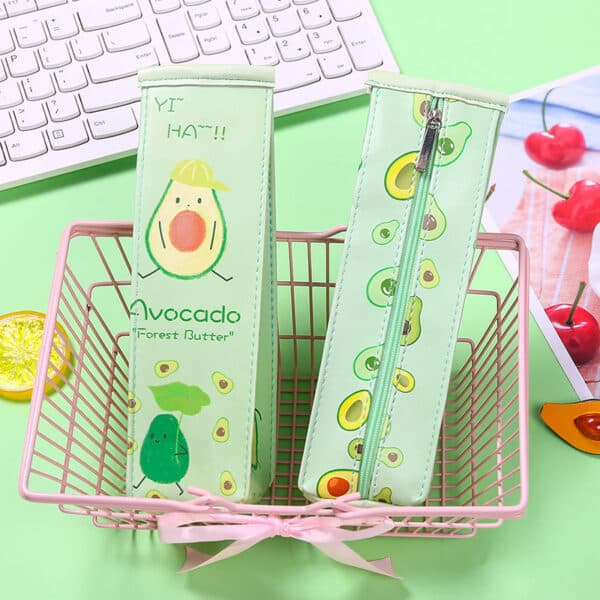 Cute Avocado Pencil Case