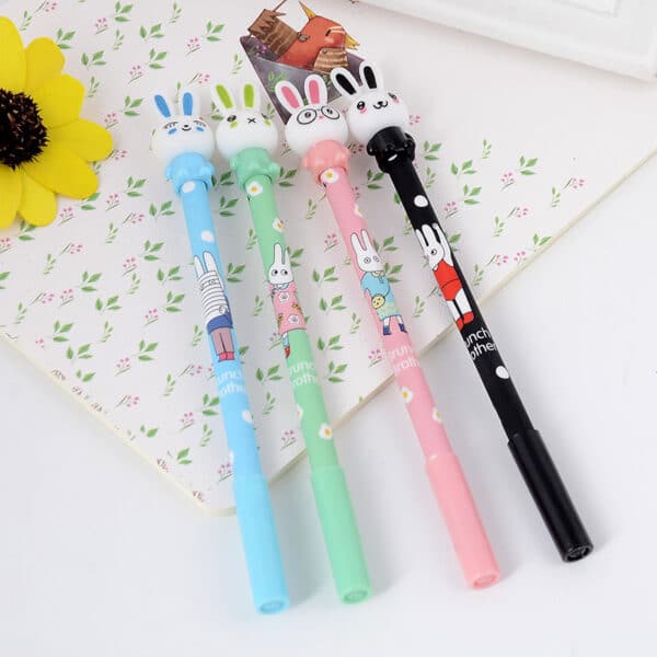 3D Kawaii Bunny Pen | 4 Cute Options