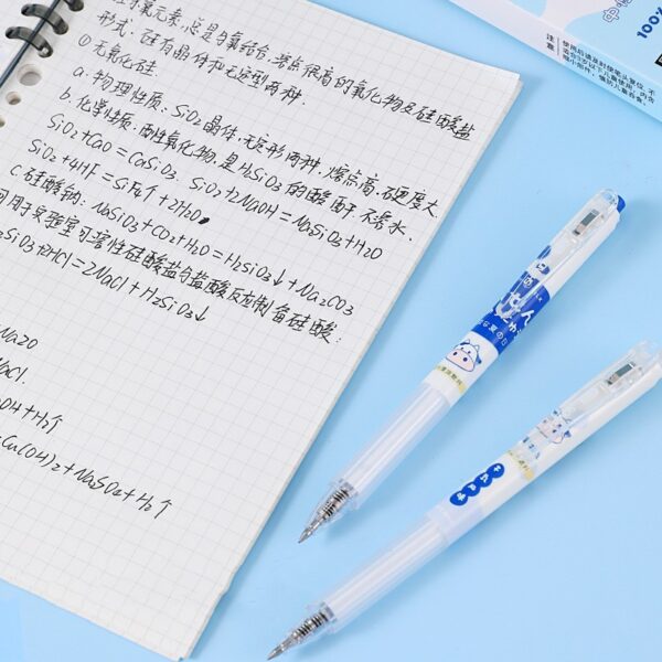 Cute Cow Milk Pen 4Pcs Set