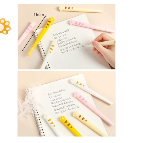 Cute Cat Paw Pens 4Pcs Set | Kawaii Style