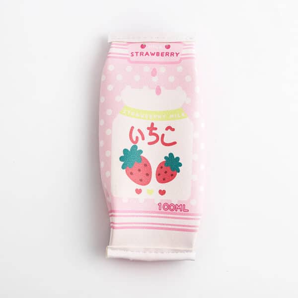 Strawberry Milk Pencil Case | Japanese - Kawaii