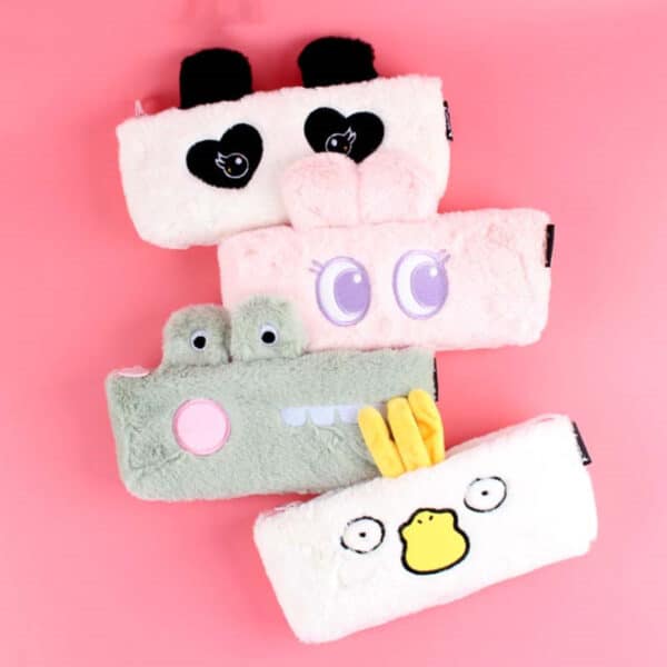 Cute Plush Animal Pencil Cases