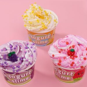 Yogurt Slime | Cute Frozen Yoghurt Slimes