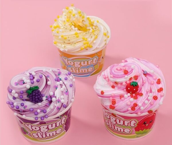 Yogurt Slime | Cute Frozen Yoghurt Slimes