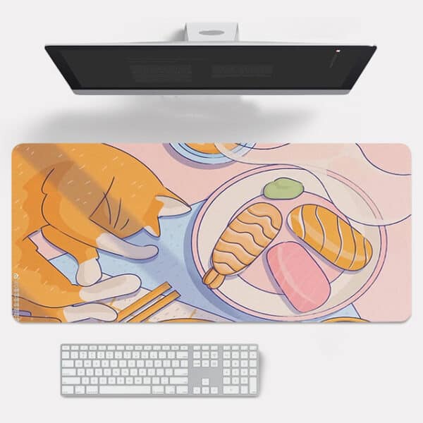 Large Cute Kitten Desk Pad Kawaii