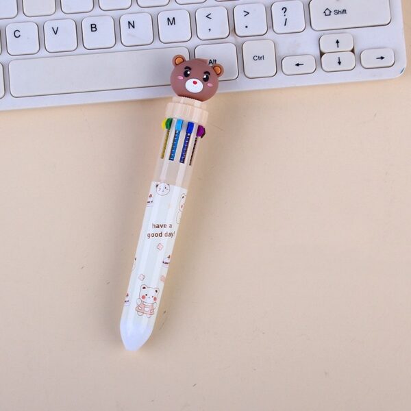 Cute Bear Multi Color Ballpoint Pen