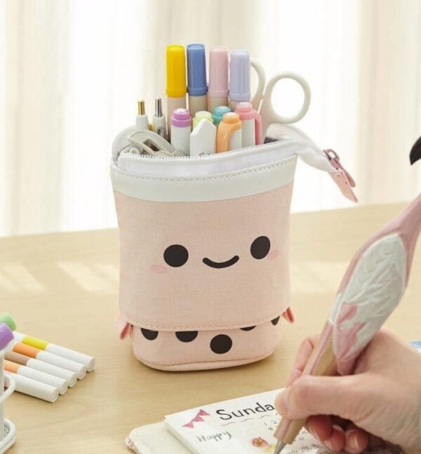 Kawaii Boba Tea Pencil Case Cute (5 Colors)