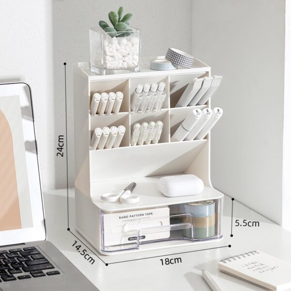 Cute Stationery Organizer for Desk (4 Colors)