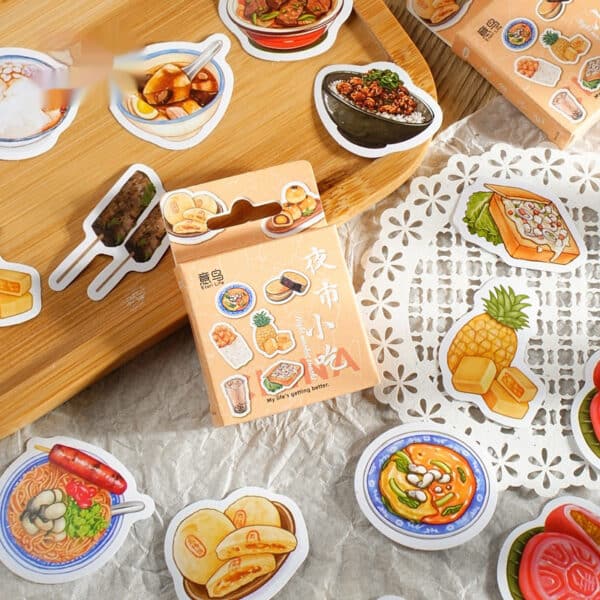 Comfort Fast Food Stickers | Asian Edition 46Pcs