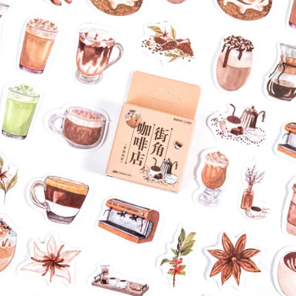 Coffee Stickers Pack 46Pcs