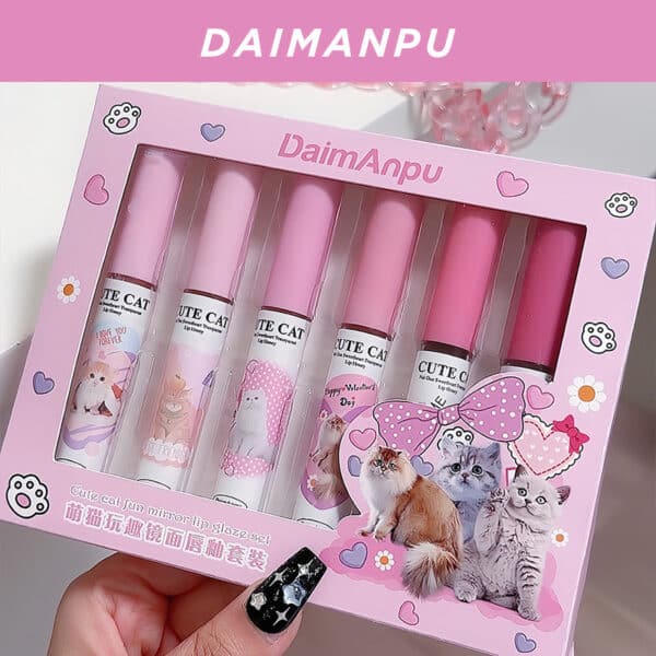 6Pcs Korean Lip Glaze Set | DaimAnpu™