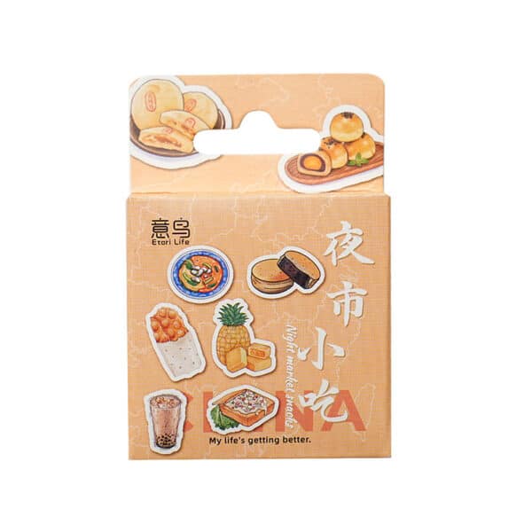 Comfort Fast Food Stickers | Asian Edition 46Pcs