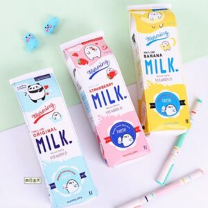 Milk Pencil Case | Cute Pencil Box Milk Carton