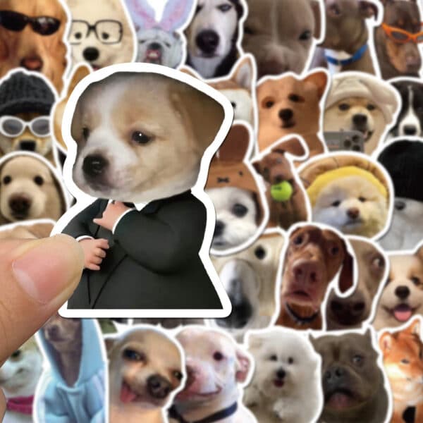 Funny Dog Meme Stickers 50Pcs Pack