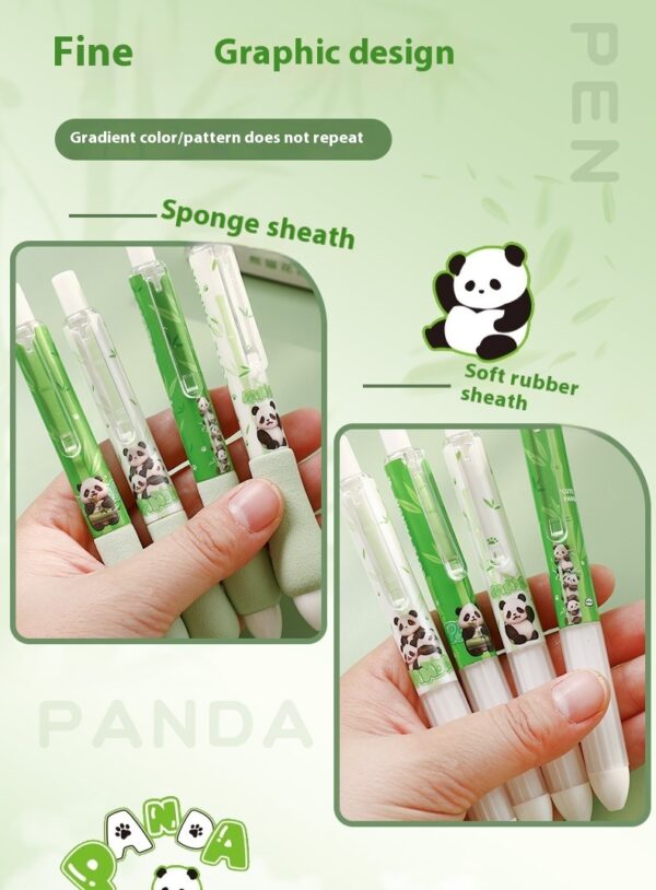 Bamboo Panda Pens 4Pcs Japanese Set