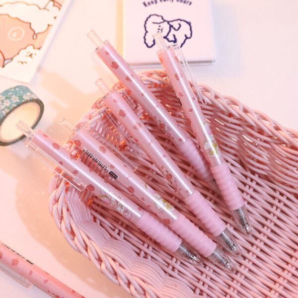 Cute Peach Pen Kawaii Gel Ink