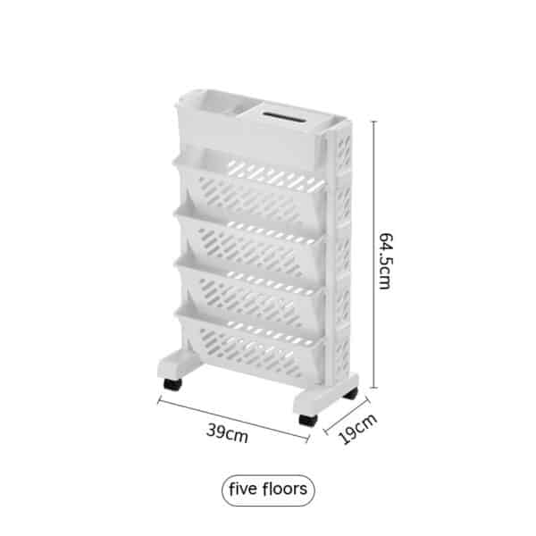 Desk Bookshelf Organizer | Floor Storage Bookcase