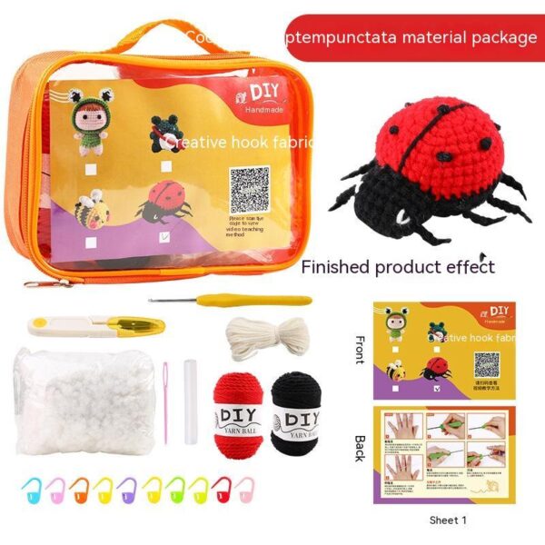 Ladybug Crochet Kit for Beginners