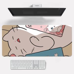 Large Kitty Desk Pad Cute Style