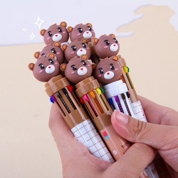 Cute Bear Multi Color Ballpoint Pen