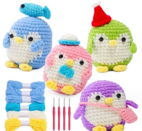 Penguin Crochet Kit for Beginners