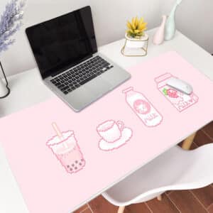 Japanese Drinks Desk Mat | Kawaii Style