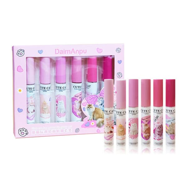 6Pcs Korean Lip Glaze Set | DaimAnpu™