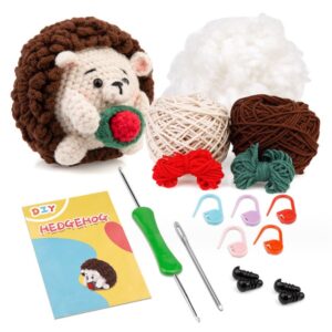 Hedgehog Crochet Kit Beginners