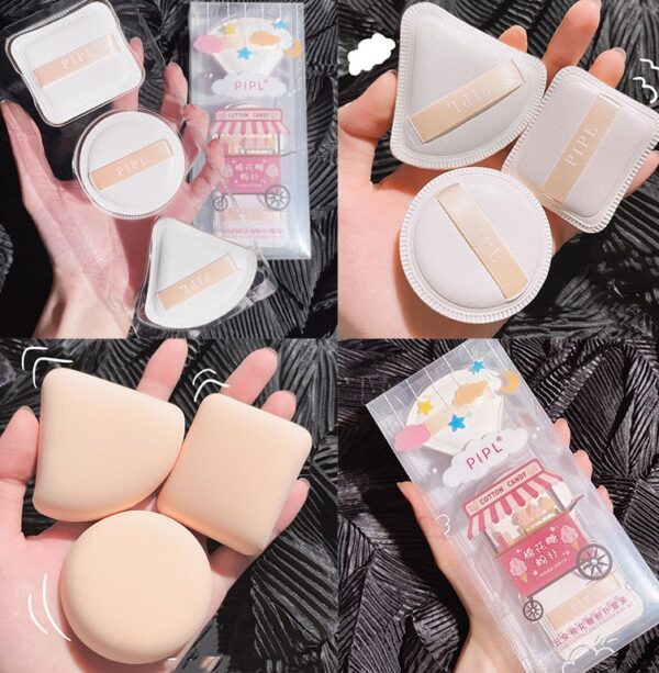 Cute Makeup Sponge Puff Set 3Pcs | Flat Blenders PIPL™