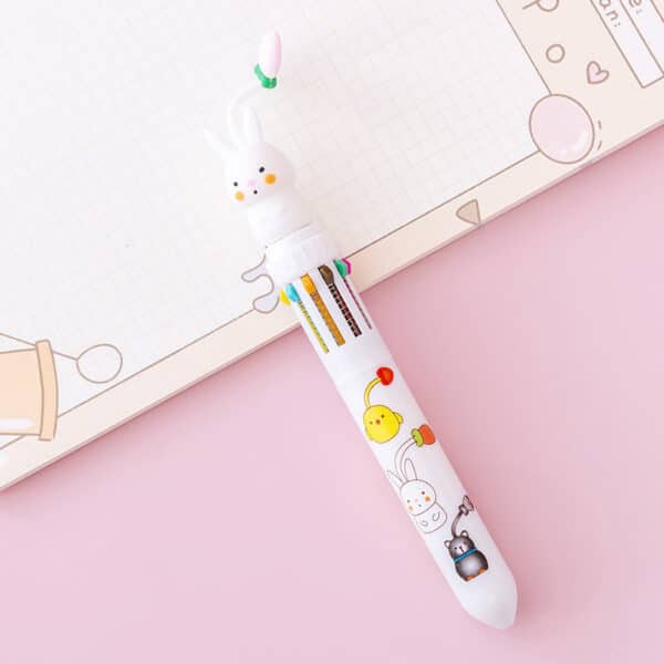 Cute Ten-Color Ballpoint Pen