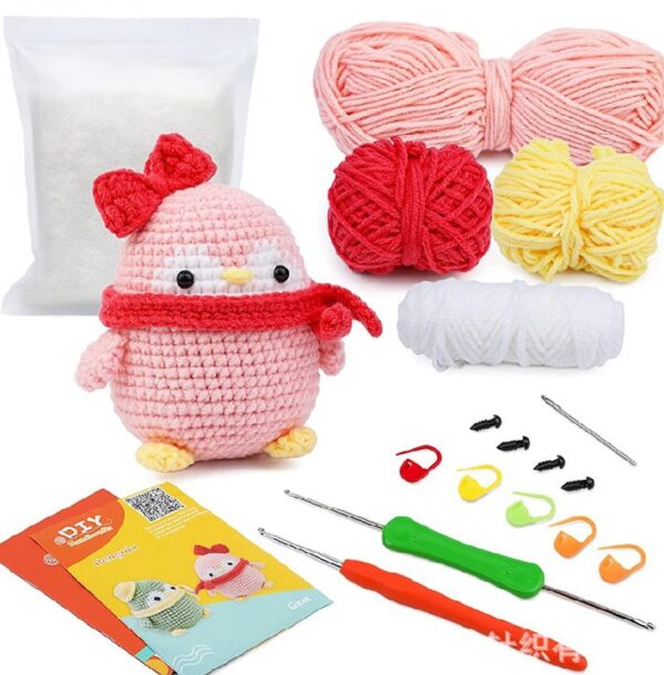 Penguin Crochet Kit for Beginners