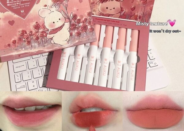 Japanese Matte Lip Tint Set (6 Pieces HUGE Set!) AUKU™